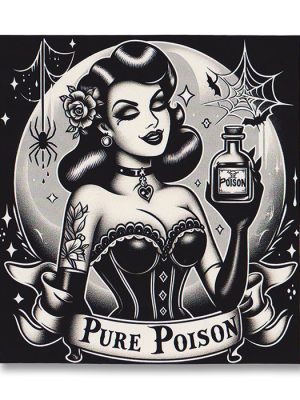 Gothic Pin-up Sticker