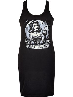 Pure Poison Ladies Blk Dress
