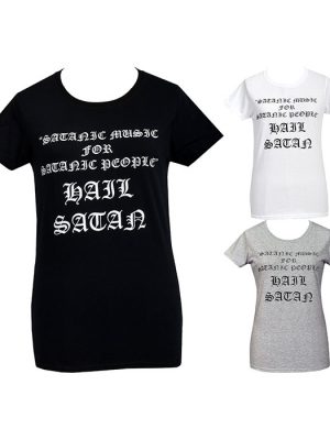 Womens Satanic Music T-Shirt