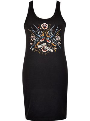 Women's Rockabilly Tattoo Dress