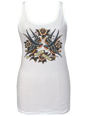 Women's Rockabilly Swallow Tank Top