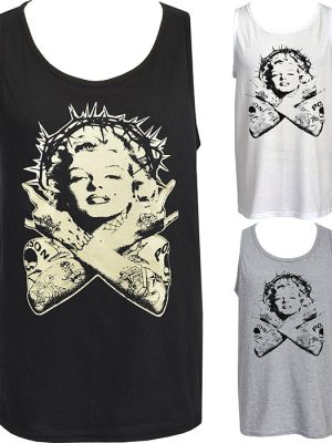 Tattooed Marilyn Men's Tank Top