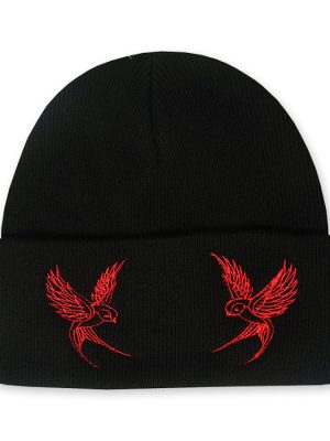 Rockabilly Swallows Beanie Hat